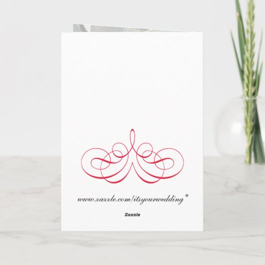 Verlobung Karte (Rückseite)