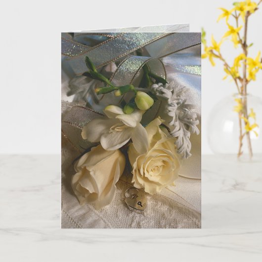 Verlobung Karte (Gelbe Blume)