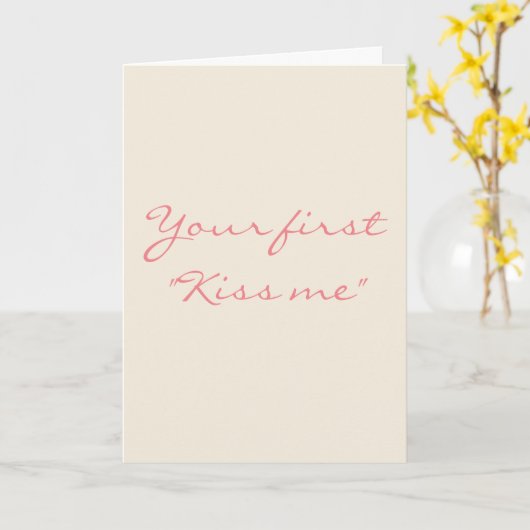 Verlobung Karte (Gelbe Blume)