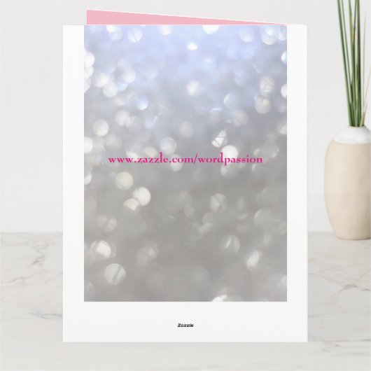 Verlobung Karte (Rückseite)