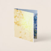 Verlobung Kleine Einladung Gold Foil Card (Vorderseite)