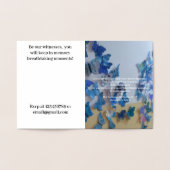 Verlobung Kleine Einladung Gold Foil Card (Innenseite)