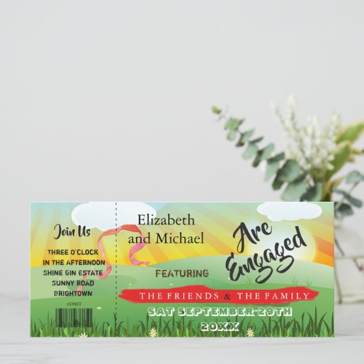 Verlobung Musikfestival Fields Verlobung (Stehend Vorderseite)