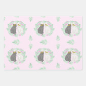 Verlobung oder Hochzeitsfest Set Geschenkpapier Set (Vorderseite)