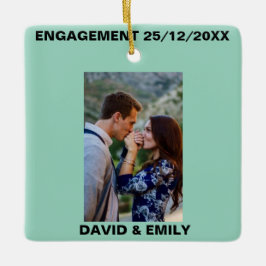 VERLOBUNG ORANAMENT KERAMIKORNAMENT