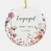 Verlobung Ornament, Verlobte Ornamente, Bridal Keramik Ornament (Vorne)