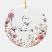 Verlobung Ornament, Verlobte Ornamente, Bridal Keramik Ornament (Hinten)