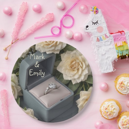 Verlobung Pappteller (Party)