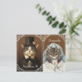 Verlobung-Party, Dusche Einladungspostkarte (Stehend Vorderseite)