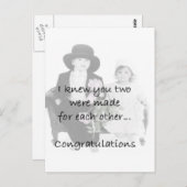 Verlobung Postkarte (Vorne/Hinten)