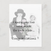 Verlobung Postkarte (Vorderseite)