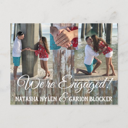 Verlobung Postkarte (Vorderseite)