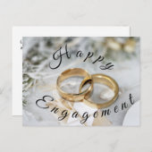 Verlobung Postkarte (Vorne/Hinten)