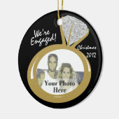 Verlobung Ring Foto Keramikornament (Links)