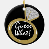 Verlobung Ring Foto Keramikornament (Hinten)