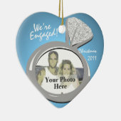 Verlobung Ring Foto Keramikornament (Rechts)