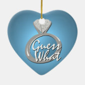 Verlobung Ring Foto Keramikornament (Hinten)