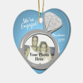 Verlobung Ring Foto Keramikornament (Links)