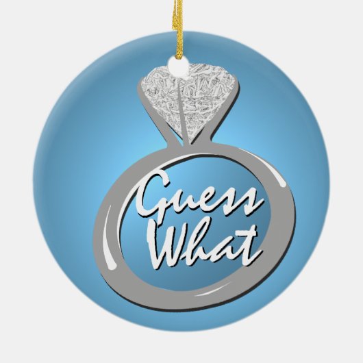 Verlobung Ring Foto Keramikornament (Hinten)