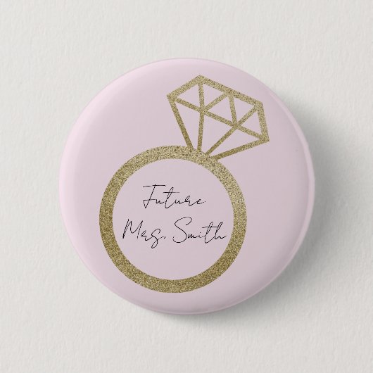 Verlobung Ring Future Mrs. Button (Vorderseite)