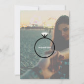 Verlobung Ring Party Einladung (Vorderseite)