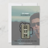 Verlobung Ring Party Einladung (Rückseite)