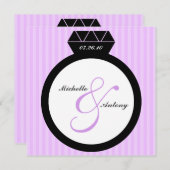 Verlobung Ring Save the Date Einladungen (Vorne/Hinten)