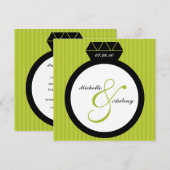 Verlobung Ring Save the Date Einladungen (Vorne/Hinten)