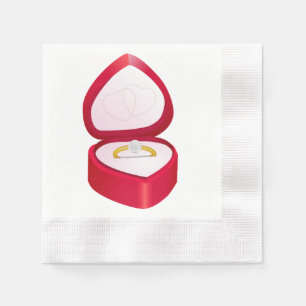 Verlobung Serviette
