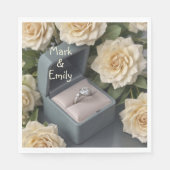 Verlobung Serviette (Vorderseite)