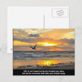 Verlobung Sunrise Postcard Daytona Beach, FL Postkarte (Vorne/Hinten)