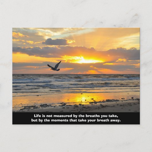 Verlobung Sunrise Postcard Daytona Beach, FL Postkarte (Vorderseite)