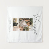 Verlobung Sweet-Memory-Tapestry Wandteppich (Vorderseite (Horizontal))