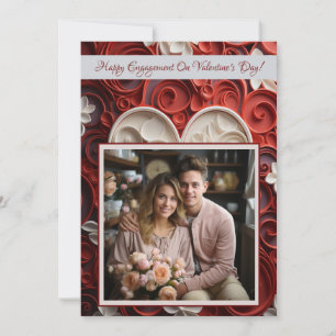 Verlobung Valentinstag Lovecore Personalisiert 3 Karte