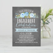 Verlobung | Verlobungsparty Einladung (Stehend Vorderseite)