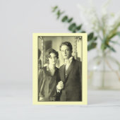 Verlobung von Prinzessin Astrid und Prinz Leopold Postkarte (Stehend Vorderseite)