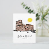 Verlobung, Vorschlag, Jubiläumsgeschenk Feiertagspostkarte (Stehend Vorderseite)