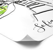 Verlobung, Vorschlag, Jubiläumsgeschenk Poster (Ecke)