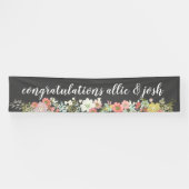 Verlobung Wanddekoration nach Maß hergestellt Banner (Horizontal)