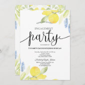 Verlobung Wasserfarben Einladung (Vorne/Hinten)