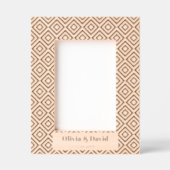 Verlobung Wedding ist elegant Geätzte Rahmen (Vorderseite)