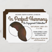 Verlobung Wedding Party NYC Schwarz-weiß Cookie Einladung (Vorne/Hinten)