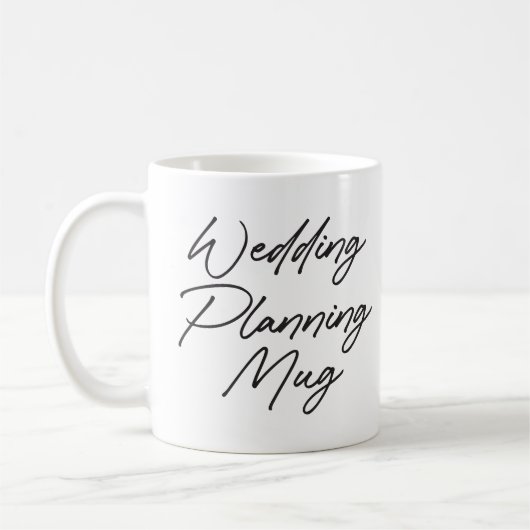 Verlobung Wedding Planning Tasse Future Frau Name (Links)