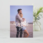 Verlobung Weihnachtskarte, Save the Date Weihnacht (Stehend Vorderseite)