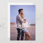 Verlobung Weihnachtskarte, Save the Date Weihnacht (Vorne/Hinten)