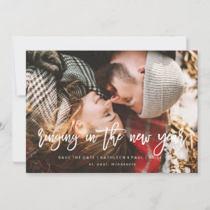 Verlobung Weihnachtskarte, Save the Date Weihnacht