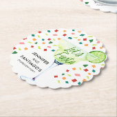 Verlobung zum Thema Fiesta Untersetzer (angewinkelt)