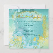 Verlobung zum Thema Strand Einladung (Rückseite)