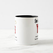 Verlobung Zweifarbige Tasse (Mittel)