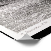 Verlobung zwischen Monitor und Poster (Ecke)